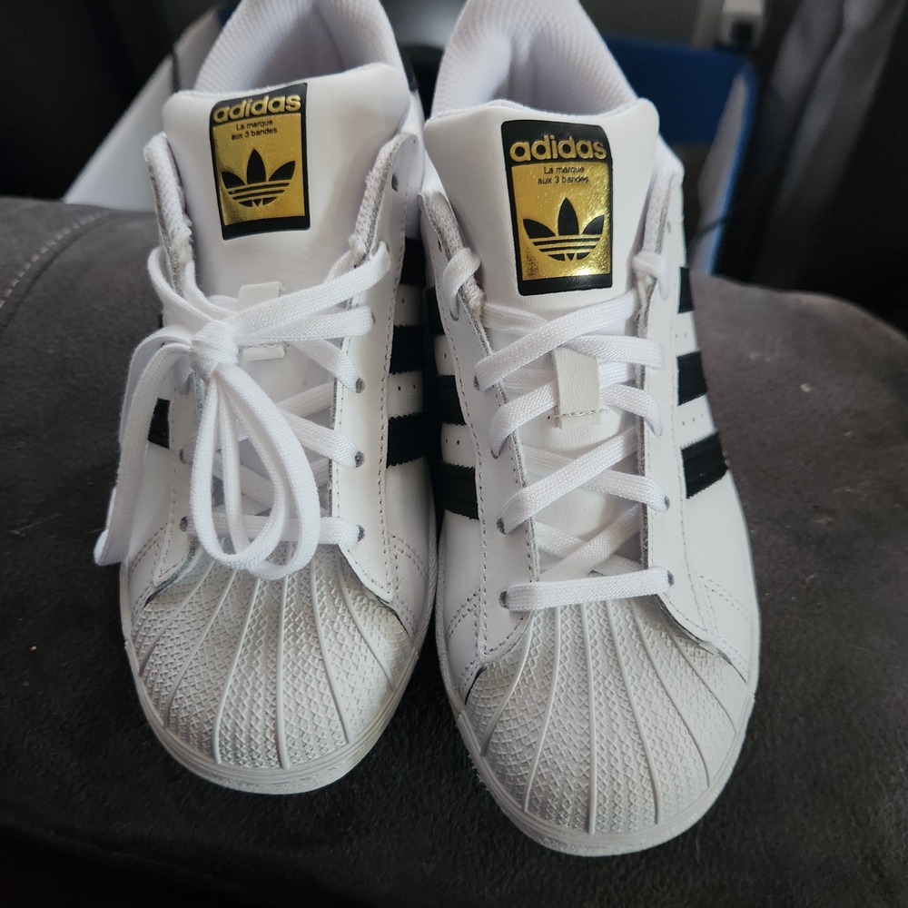 Adidas Superstar Ortholite White and Black Sneakers